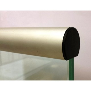 PR-6539-A Handrail for glass Ø42,5 mm L6m math natural anodization