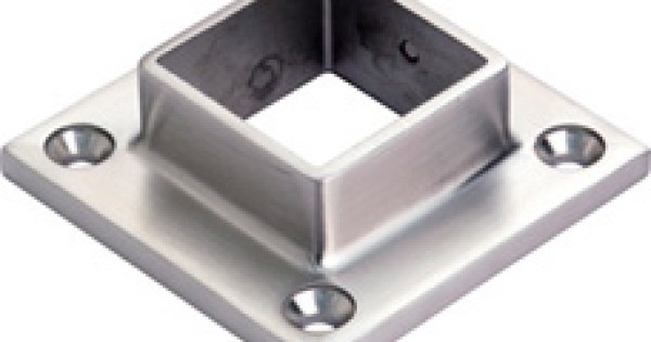 Rostfria Rörbeslag 40 x 40 x 2 mm