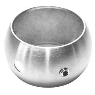 E468/424 Ledstångsstöd  i rostfritt stål Ø42,4x2  AISI316 - Slipad