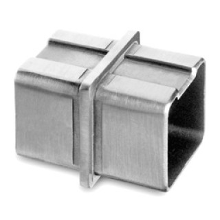 14479004012 Connector, for Square tube 40x40x2mm, stainless steel AISI 316 satined
