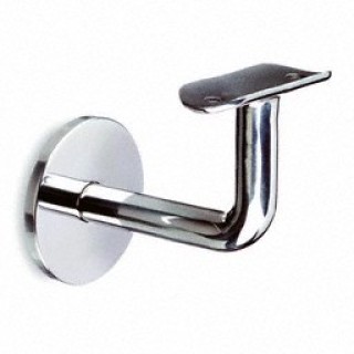 13011104210 Handrail bracket, wall to handrail Ø 42,4mm, M8, stainless steel AISI 304 mirror polished