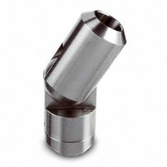 13085504212 Barholder centerline mounting, flat, flexible for 12mm tube, stainless steel AISI 304 satined