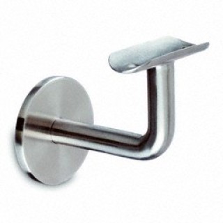 13011104212 Handrail bracket, wall to tube Ø 42,4mm,stainless steel AISI 304 satined