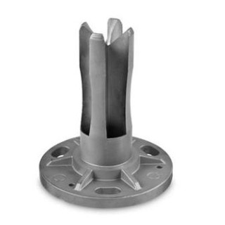 13094224200 Pole-foot Ø42,4mm stainless steel 304