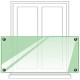 14074835012  4 st. Glas Adapter för fransk balkongsystem
