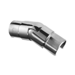 14630204210  Downward Adjustable Handrail Connector  42,4mm, stainless steel AISI 316 mirror, for cap rail system