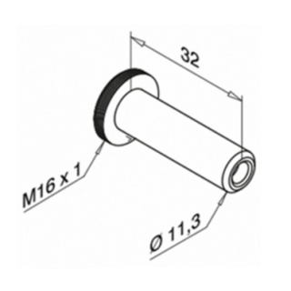 14724000412 Q-LINE FAST FIX Blind rivet for wires Ø4mm L32mm AISI316 
