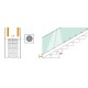 16673600618 Ändkåpa  för trappa, Easy Glass Pro, alu, finish i rostfritt stål