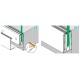 168334-050-18 Cladding - Fascia Mount L 5m  - Frameless Smat Glass + Balustrade