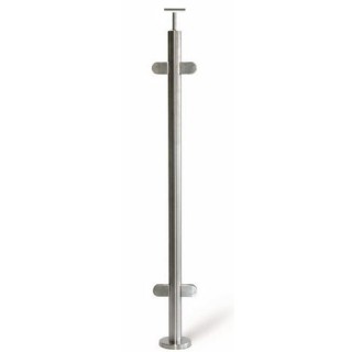 E035054EX Stainless steel balustrade post. Ø42, 4mm H985mm AISI316 