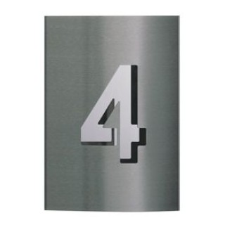 690975 House Numbers - Stainless Steel