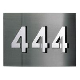 690977 House Numbers - Stainless Steel