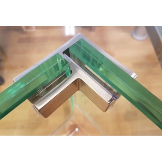 ES6011315 Corner mount glass - glass / 12 to 15 mm glass