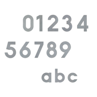69092 House numbers - Stainless Steel